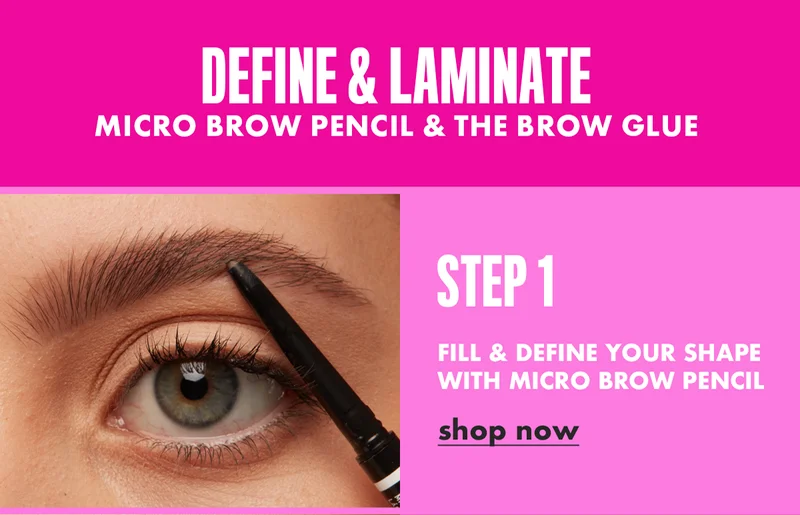 Define with Micro Brow Pencil