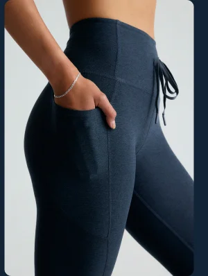 Spacedye Go Pocket Midi Legging in Nocturnal Navy