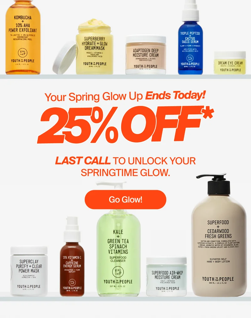 25% Off Ends Today!