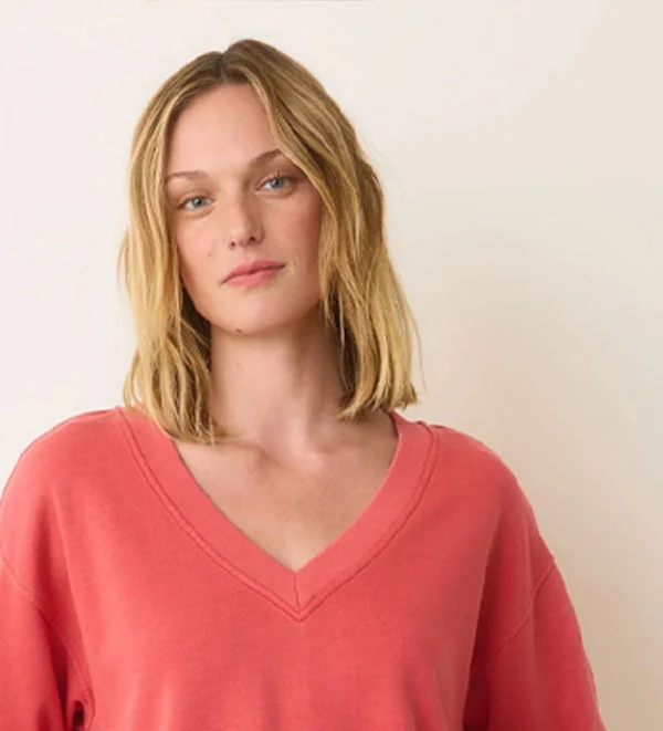 V Neck Sweatshirt