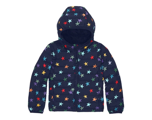 Image of Confetti Stars Lightweight Puffer Jacket
