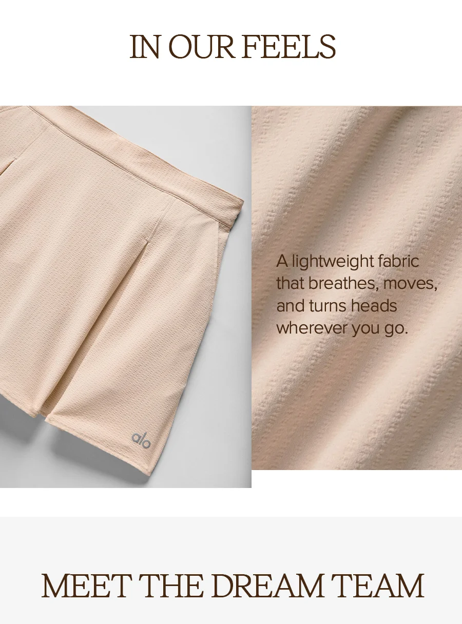 IN OUR FEELS. A lightweight fabric that breathes, moves, and turns heads whereever you go. MEET THE DREAM TEAM