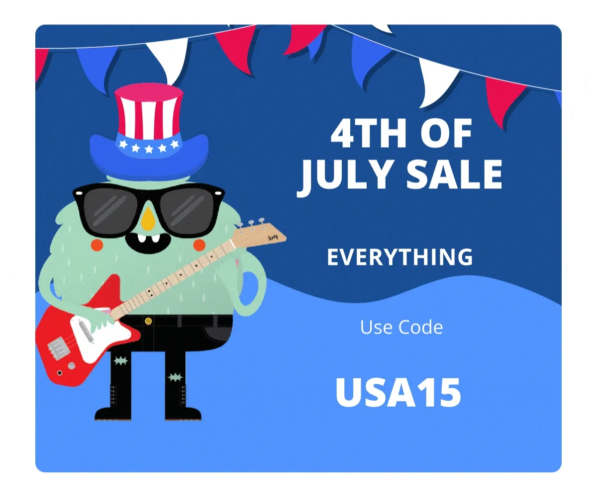 4TH OF JULY SALE 15% OFF EVERYTHING   Use code  discount code