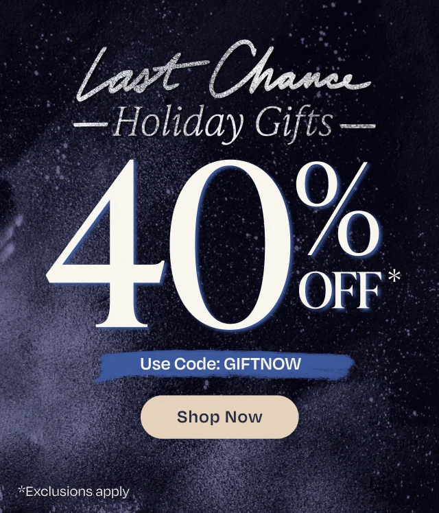 Last Chance 40% Off