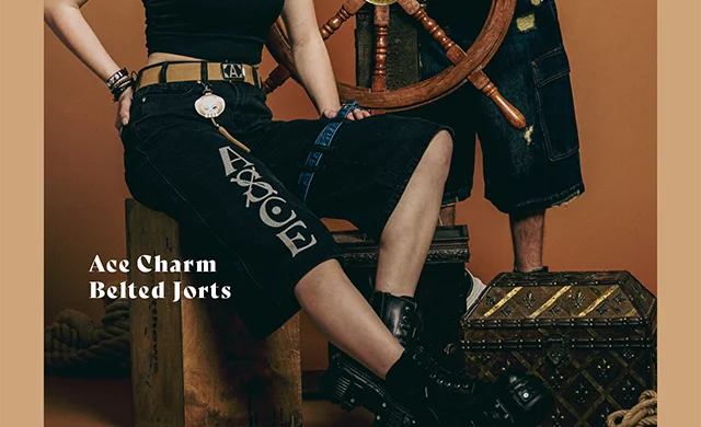 Product Shown: Ace Charm Belted Jorts