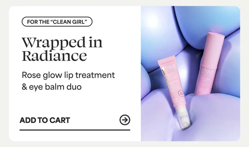 Wrapped in Radiance Rose glow lip treatment & eye balm duo For the “clean girl” -- Add to Cart