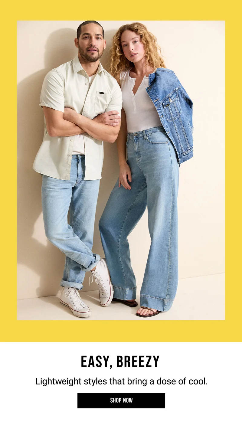 Easy, Breezy Lightweight Styles That Bring A Dose Of Cool. Shop Now