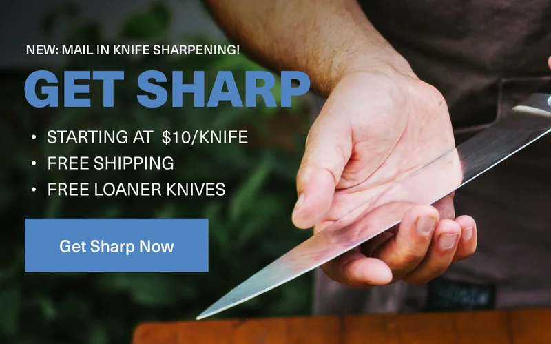 New: Mail In Knife Sharpening