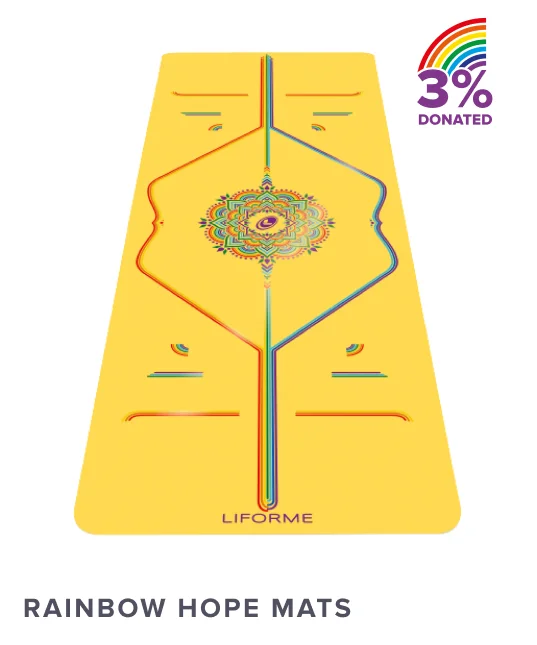 Liforme Rainbow Hope Yoga Mat
