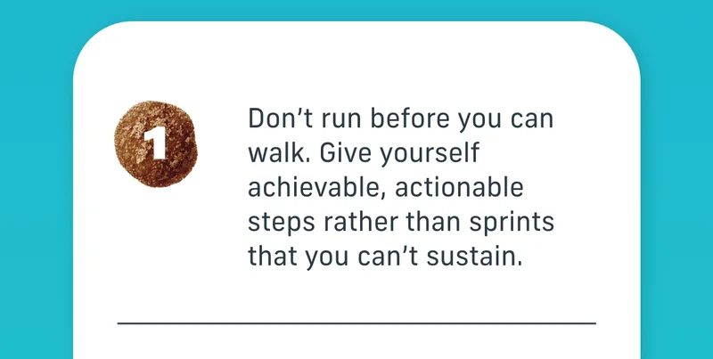 Don't run before you can walk