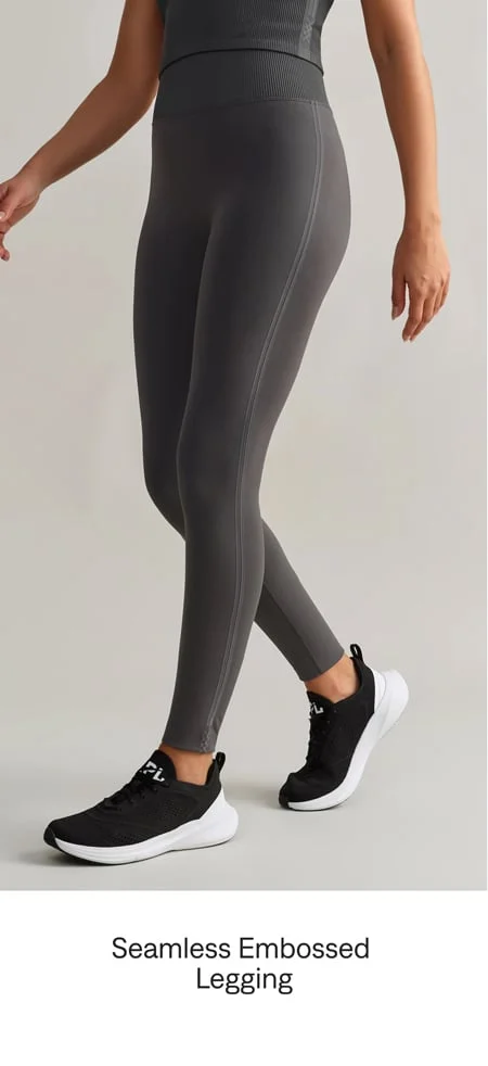 Seamless Embossed Legging