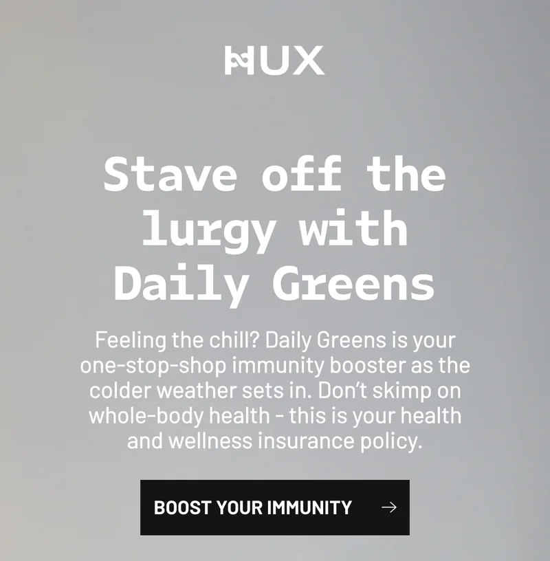 Stave off the lurgy