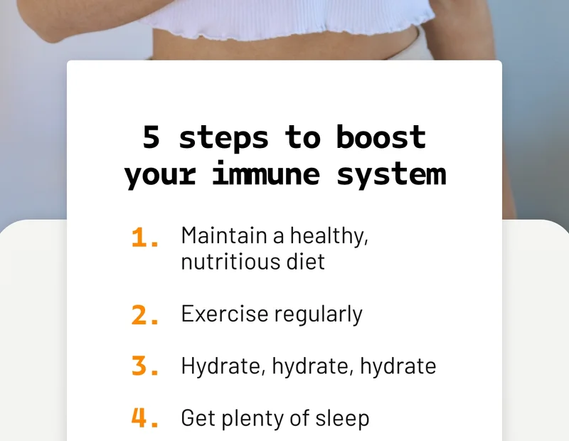 5 Steps to boost your immune system