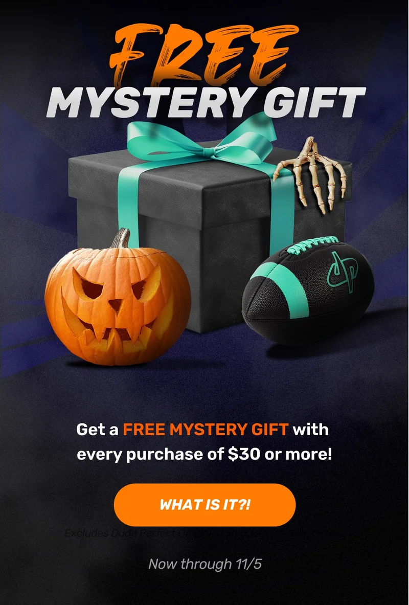 Free Mystery Gift with every purchase of $30 or more!