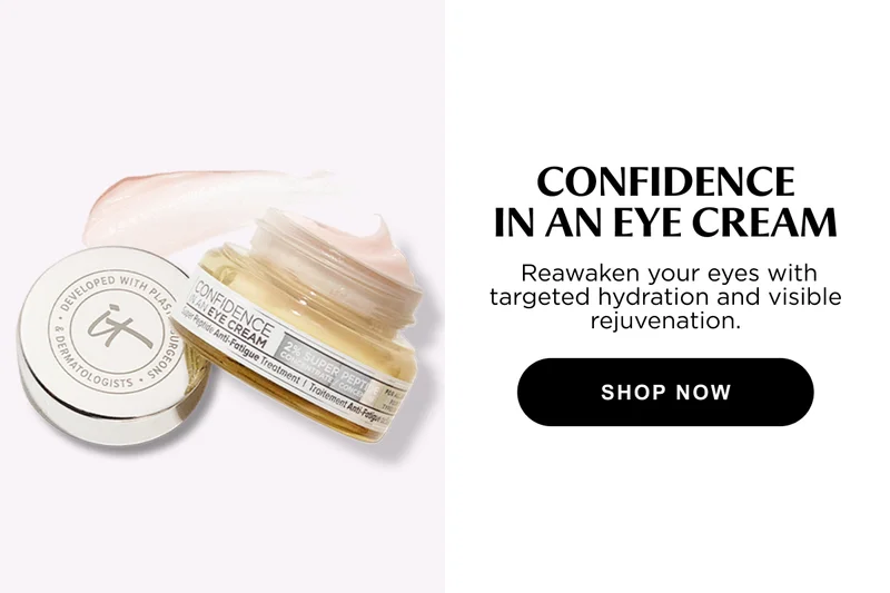 Confidence in an eye cream