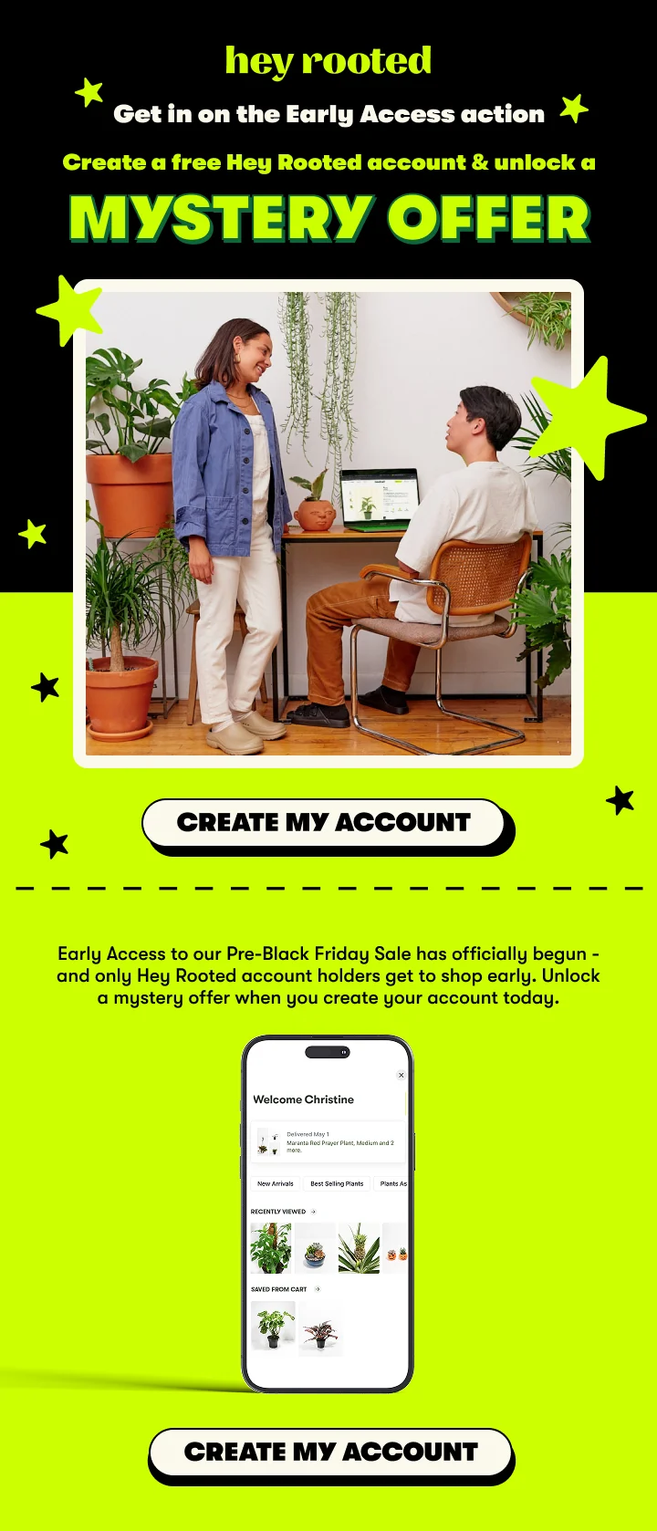 create my account