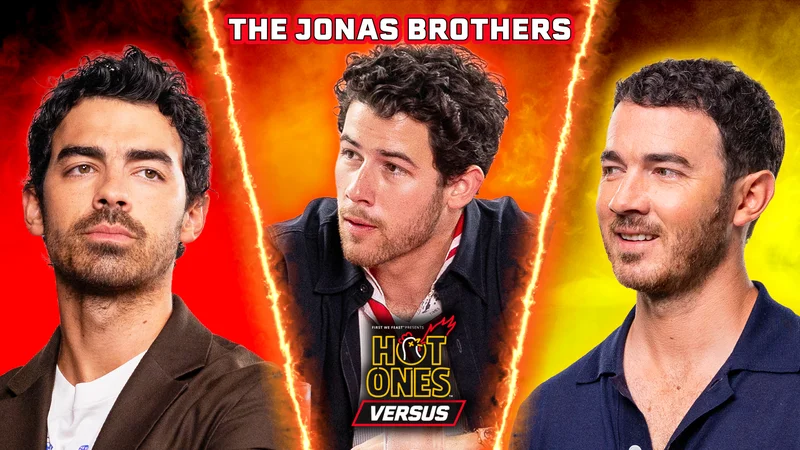 Jonas Brothers on Hot Ones Versus.