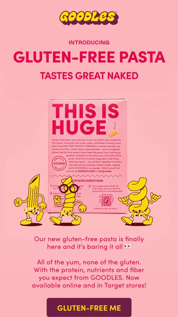 INTRODUCING GLUTEN-FREE PASTA