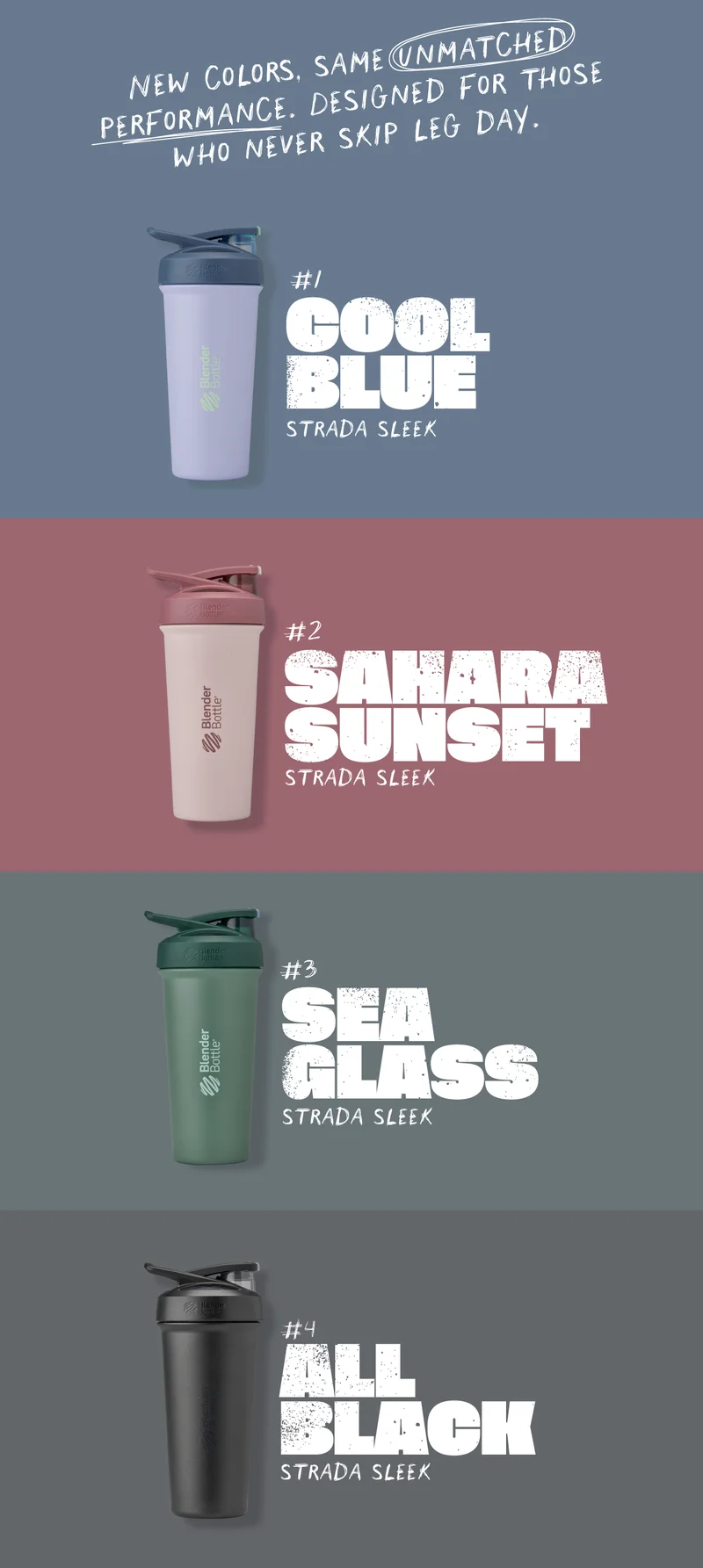 New Strada Sleek Colors