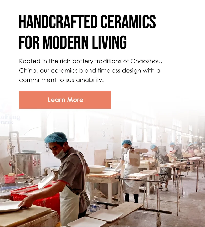 HANDCRAFTED CERAMICS FOR MODERN LIVING