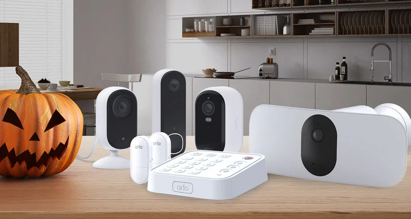 No commitments. No contracts. Cancel anytime. Various Arlo security products.