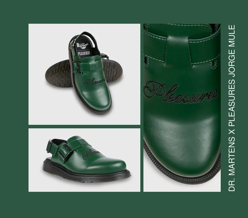 DR MARTENS X PLEASURES JORGE MULE