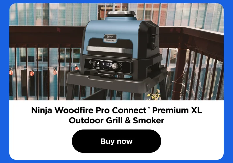 Ninja Woodfire Pro Connect™ Premium XL Outdoor Grill & Smoker