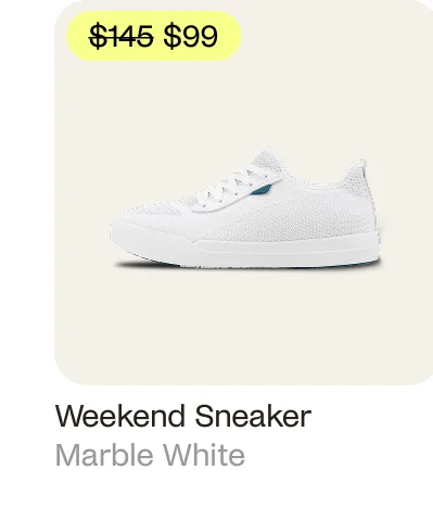 Weekend Sneaker Marble White
