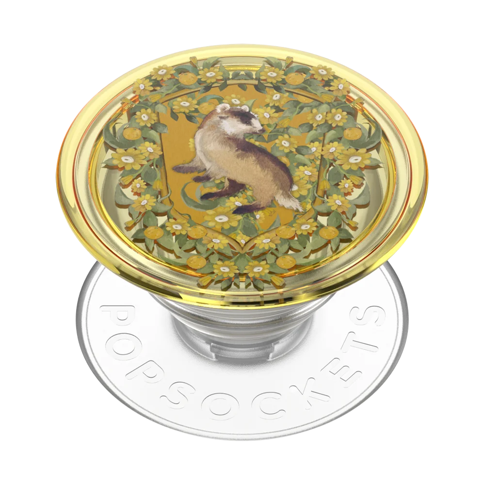 Image of Hufflepuff Floral Crest