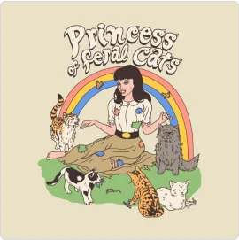 Princess Of Feral Cats T-Shirt