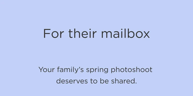 For Their Mailbox