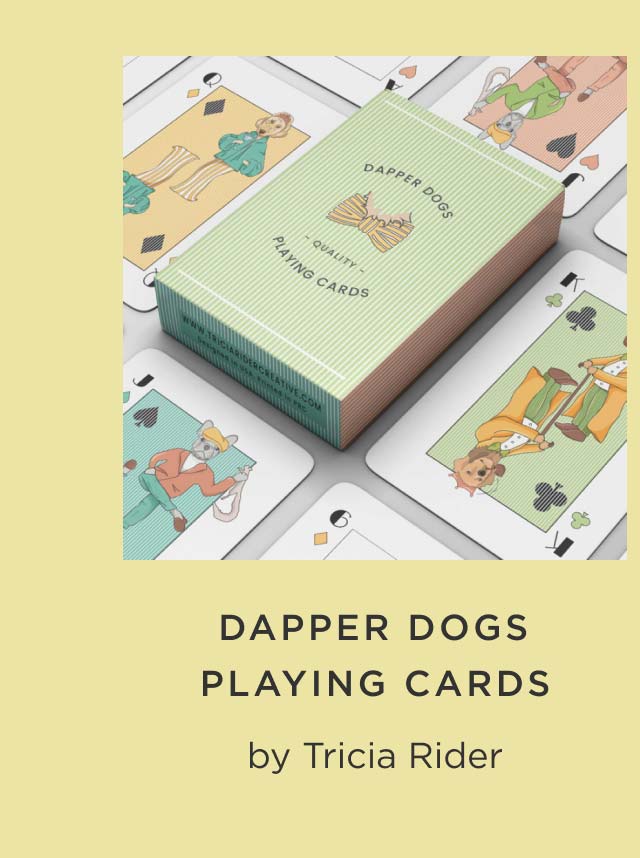 Dapper Dogs Playing Cards