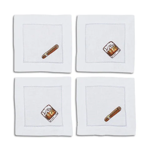 Gentleman's Cocktail Napkins
