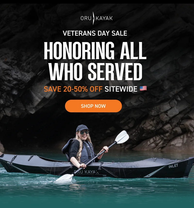 Veteran's Day Sale: 20-50% OFF SITEWIDE
