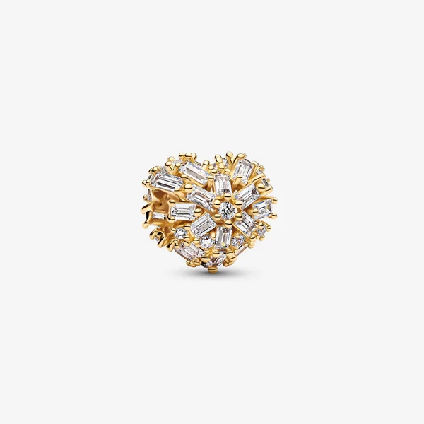 Sparkling Heart Charm