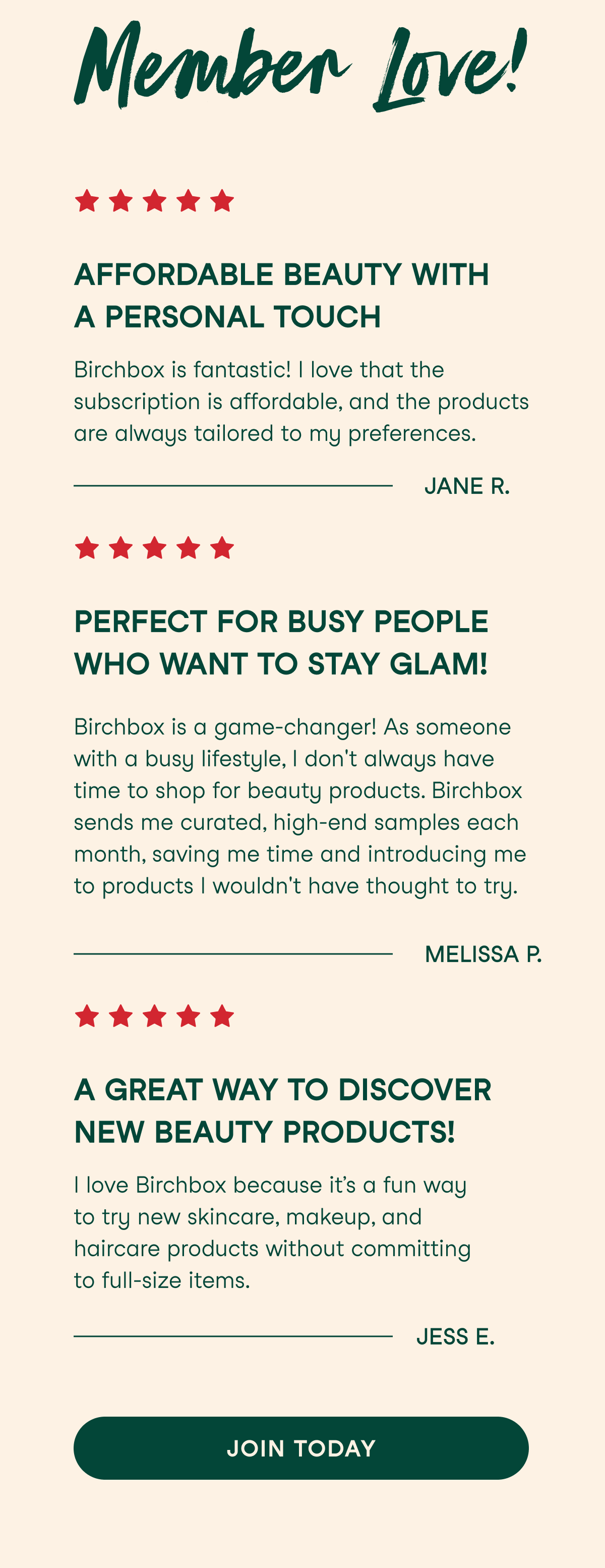 25% off your first box