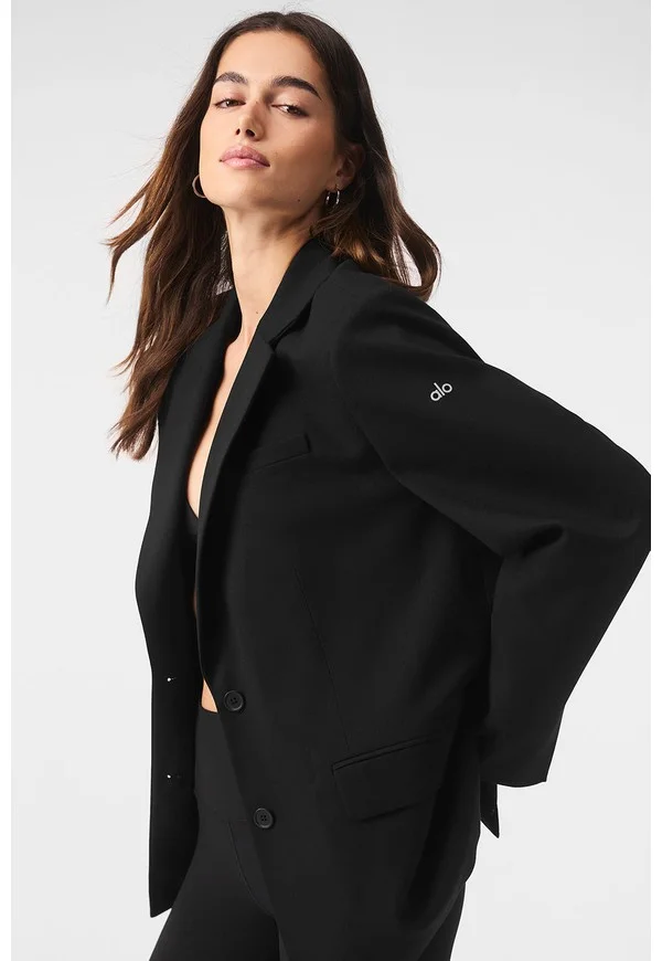 First-Class Blazer - Black - Black / S
