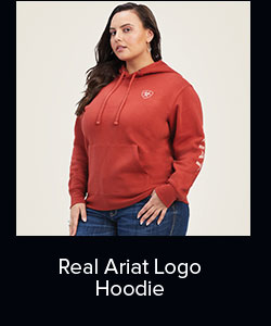 Real Ariat Logo Hoodie