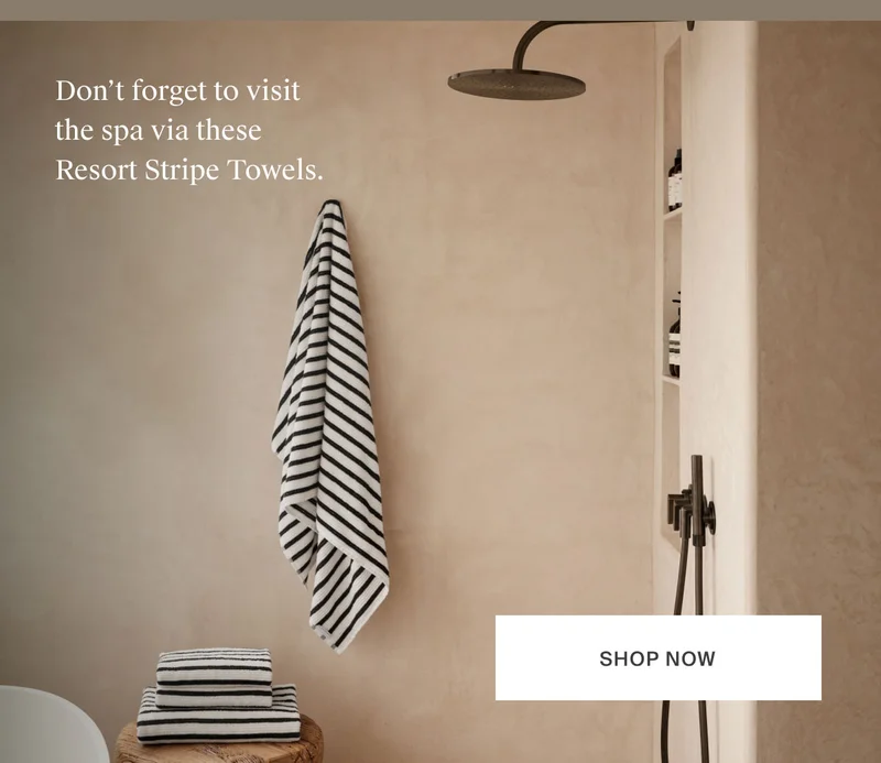 Shop Resort Stripe Towels