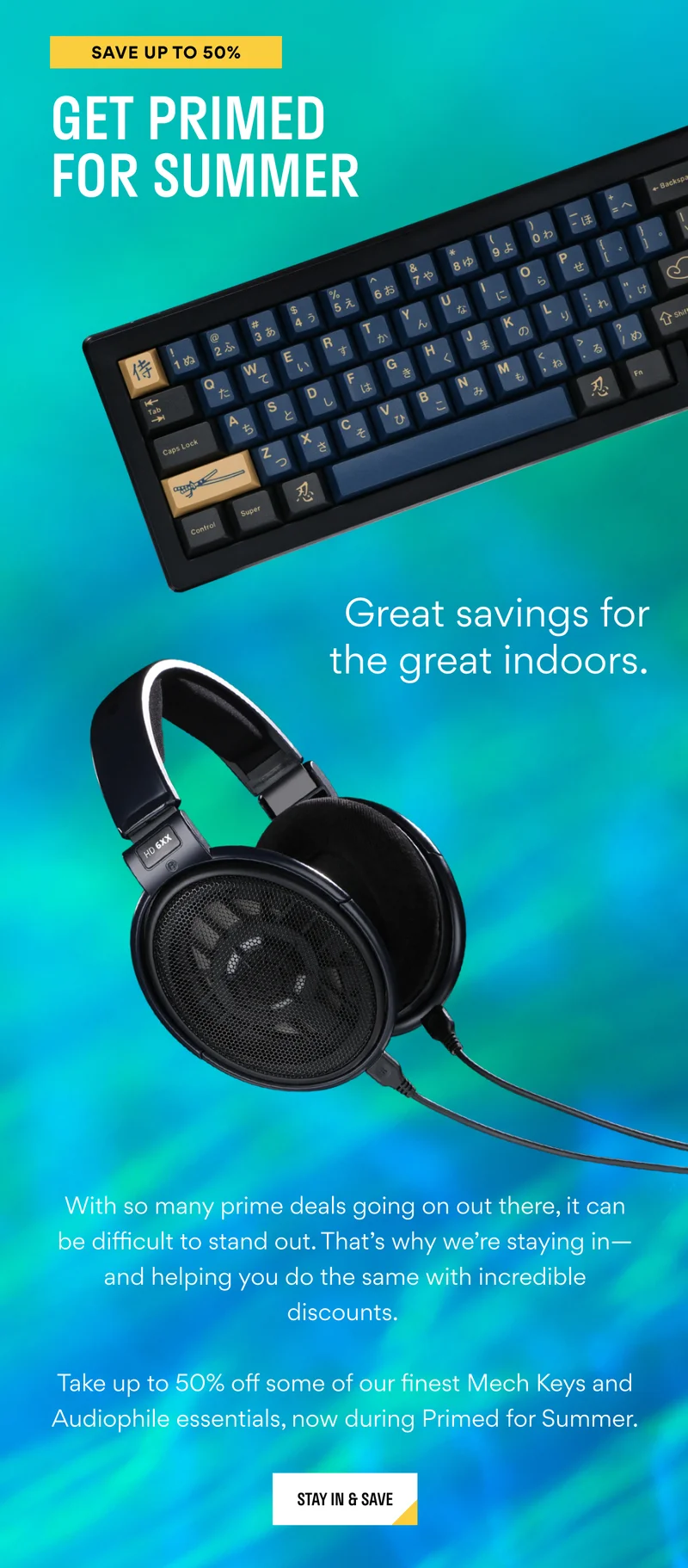 GET PRIMED FOR SUMMER | Save up to 50% GET PRIMED FOR SUMMER | Save up to 50%