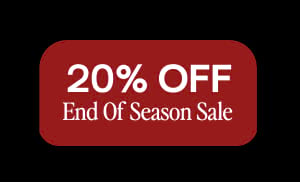 20% Off End Of Season Sale