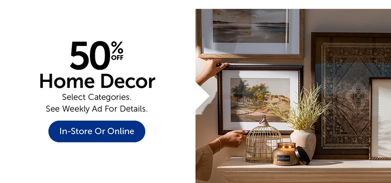 50% Off Home Decor