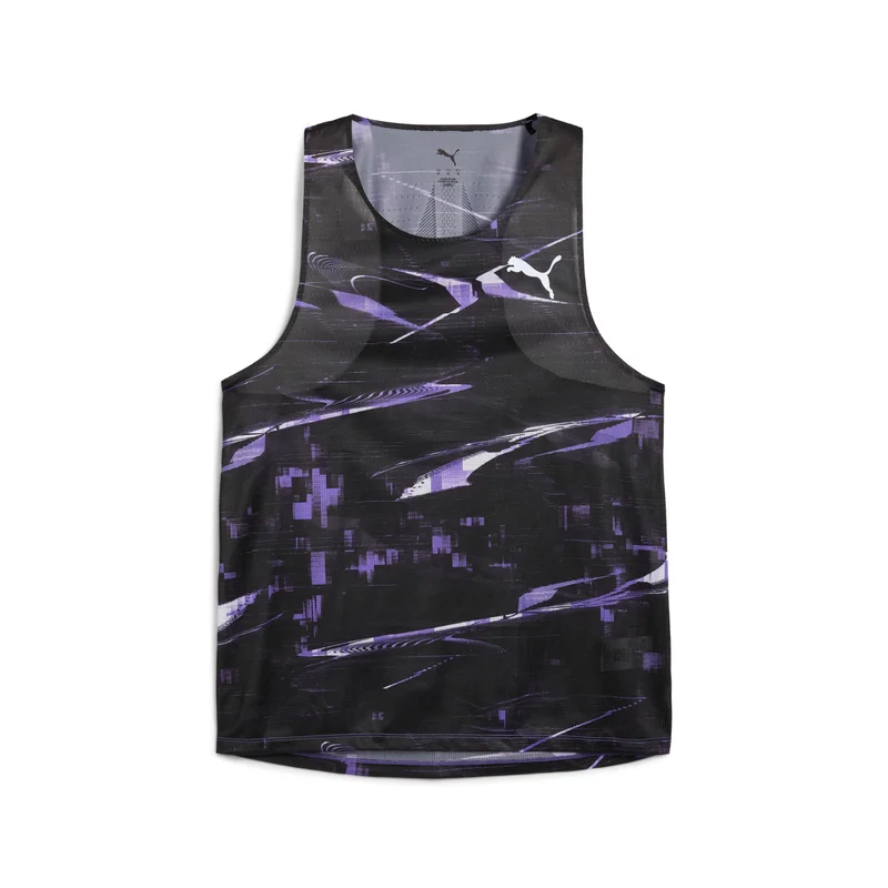 Raceday Ultraspun Breathable Men's Pattern Running Singlet