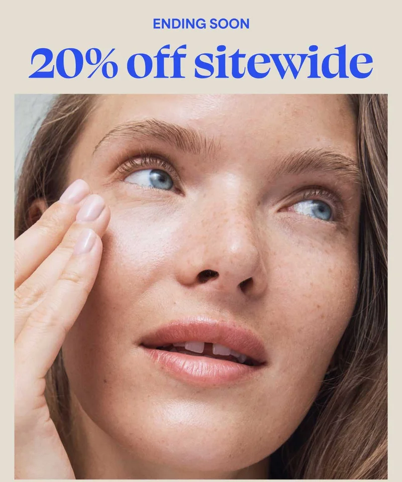 ENDING SOON. 20% off sitewide