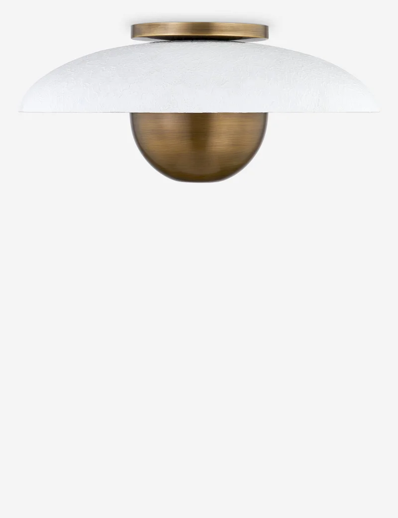 Image of Sven Flush Mount, Brass