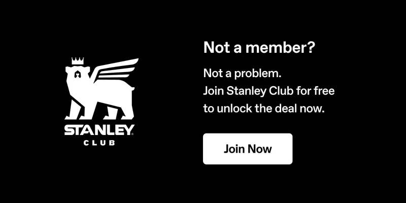 Not a member? Join Stanley Club for free to unlock the deal now. Join Now.