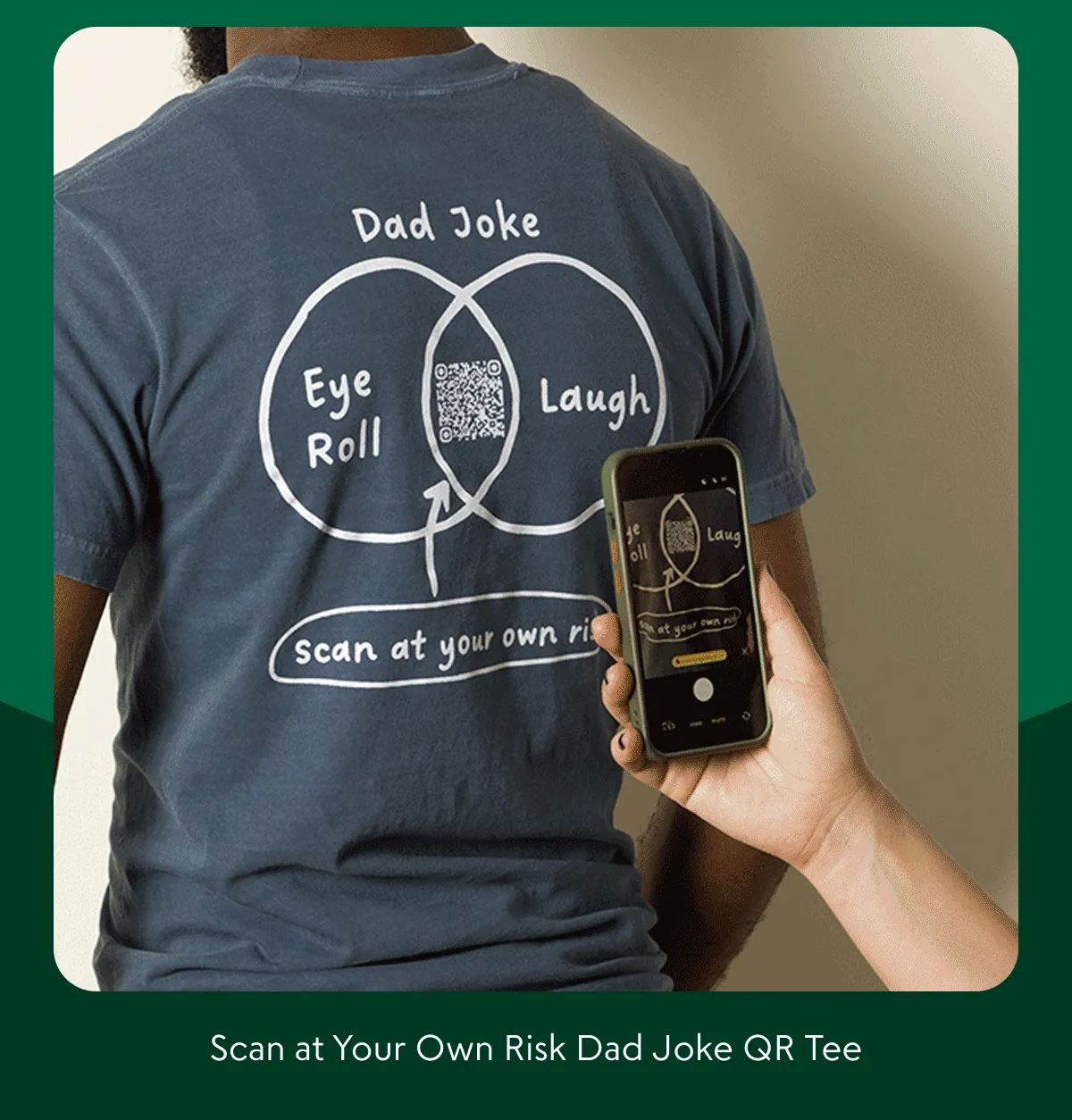 scan-at-your-own-risk-dad-joke-qr-tee