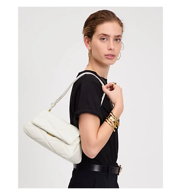 Grace Quilted Convertible Shoulder Bag