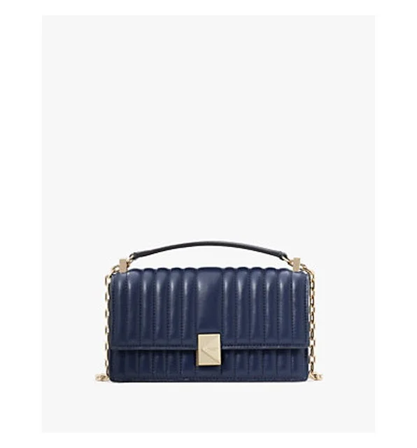 Deco Quilted Mini Flap Chain Crossbody
