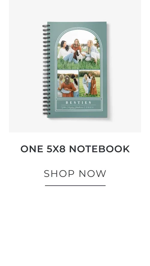 One 5x8 Notebook